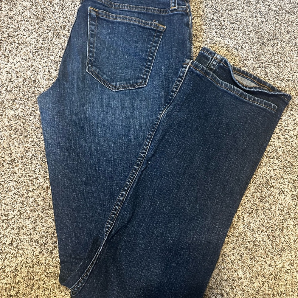 Old Navy Men's Dark Blue Straight Jeans